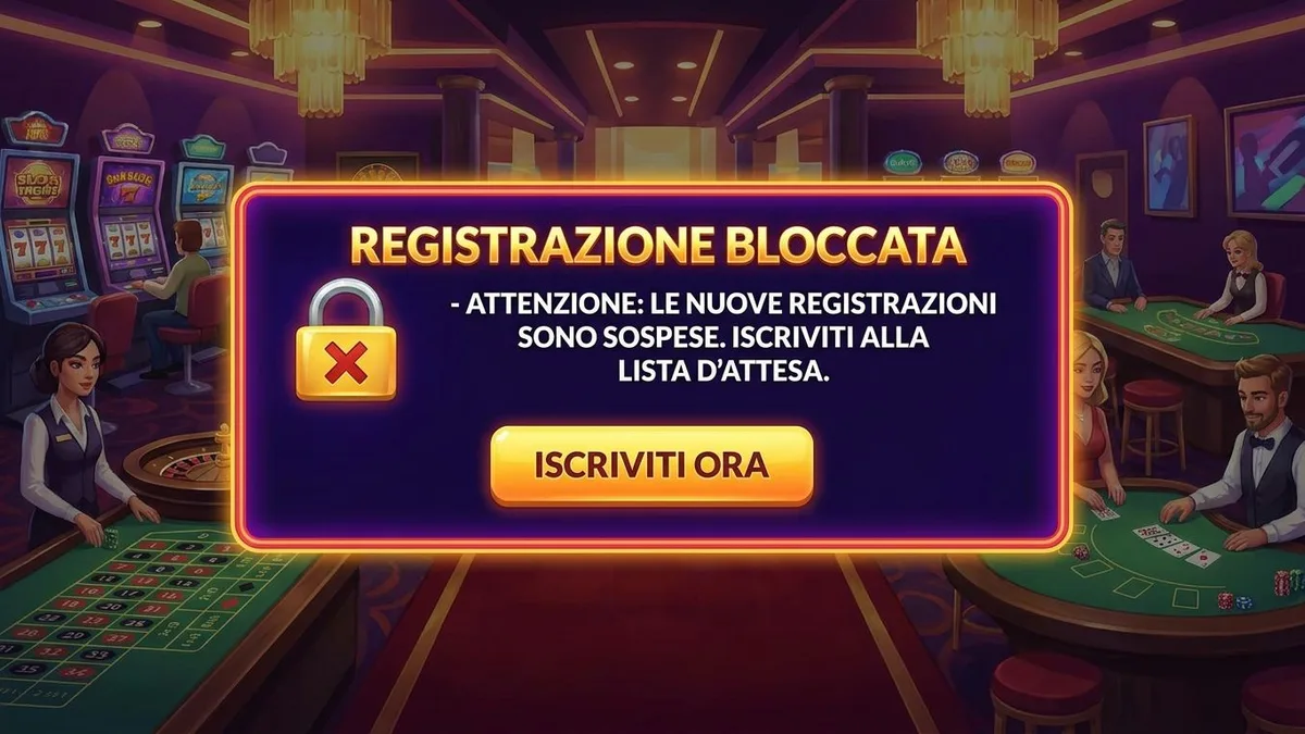 Registrazione con bonus
